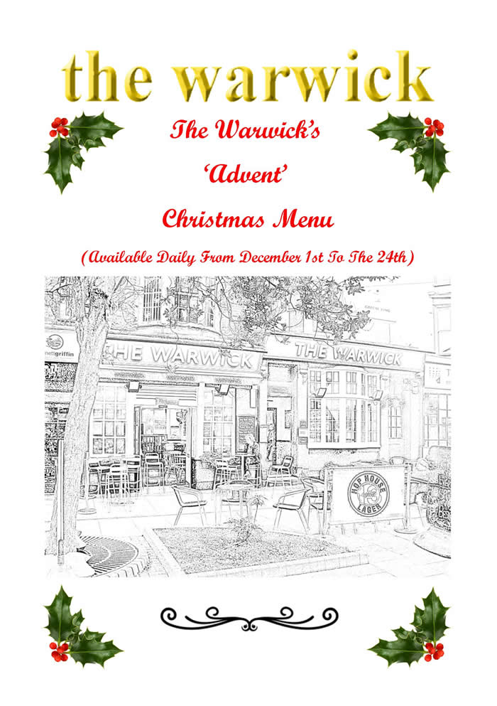 The Warwick Christmas Menu